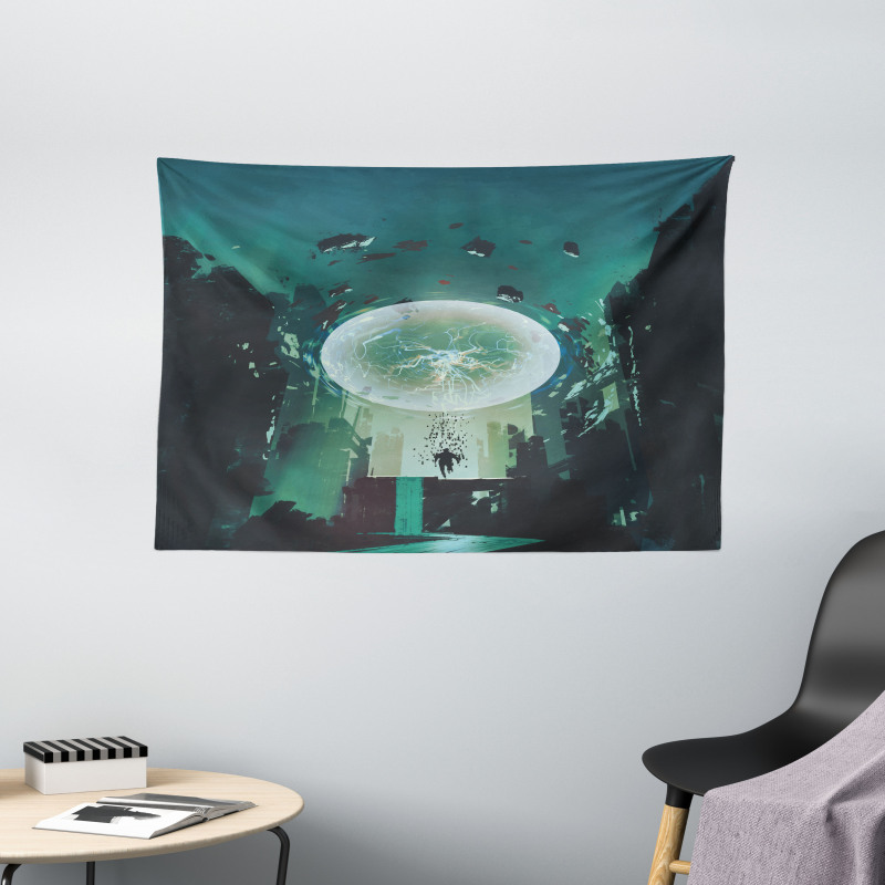 Dark Magic Fiction City Wide Tapestry