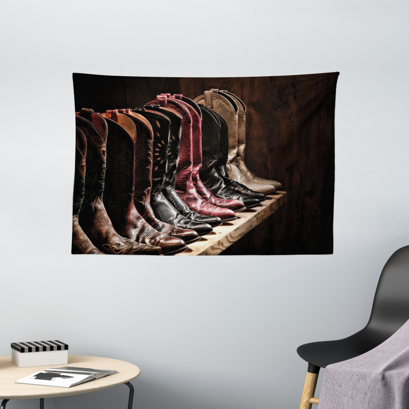 Cowgirl Rodeo Wide Tapestry