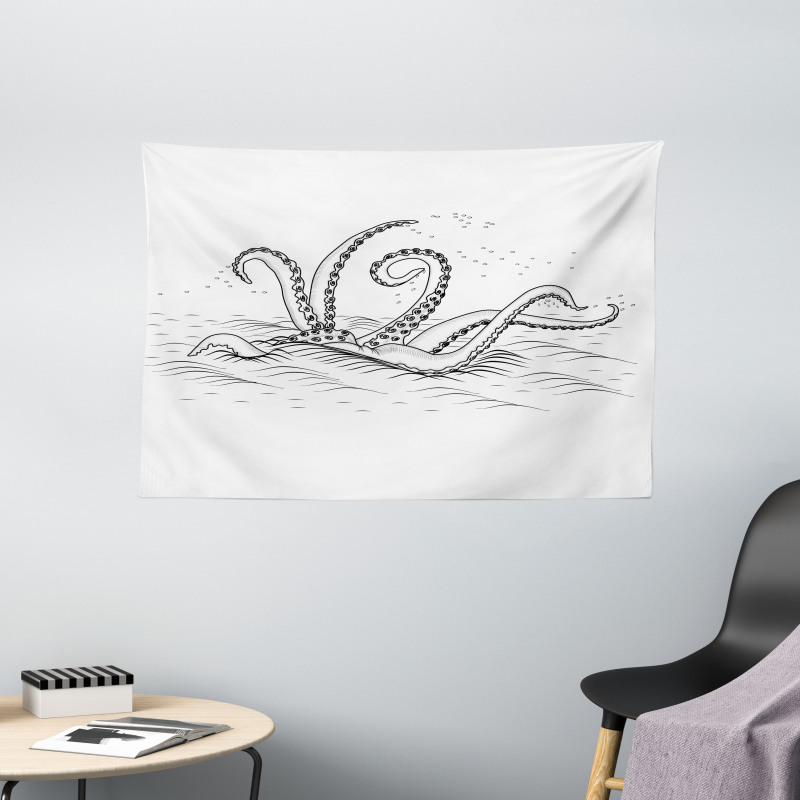 Myth Creature Wide Tapestry