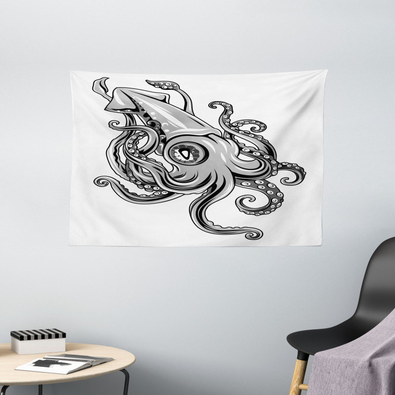 Animal Cuttlefish Sea Wide Tapestry