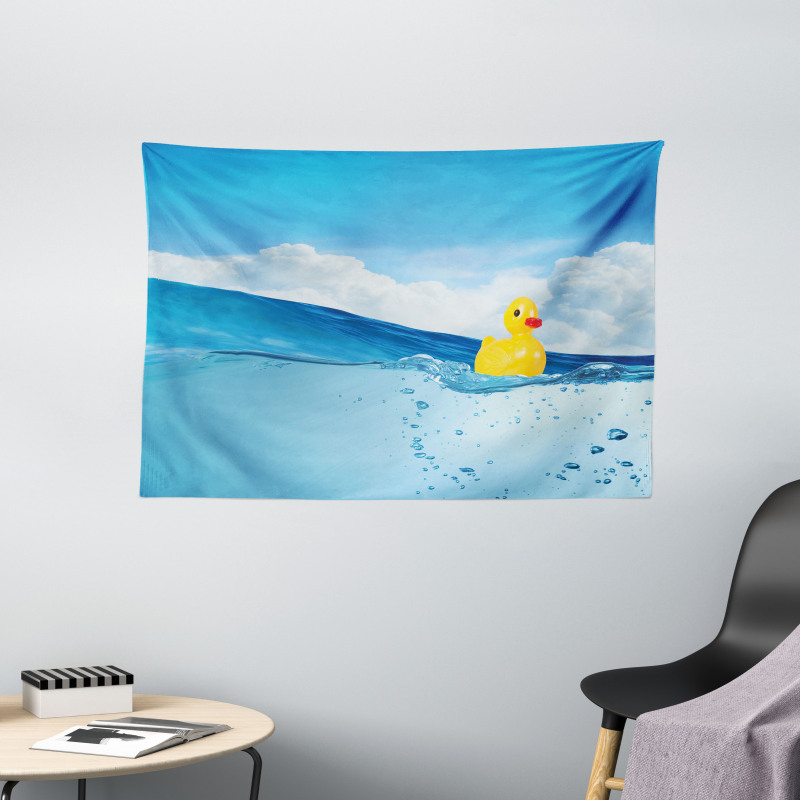 Swimming in Pool Wide Tapestry