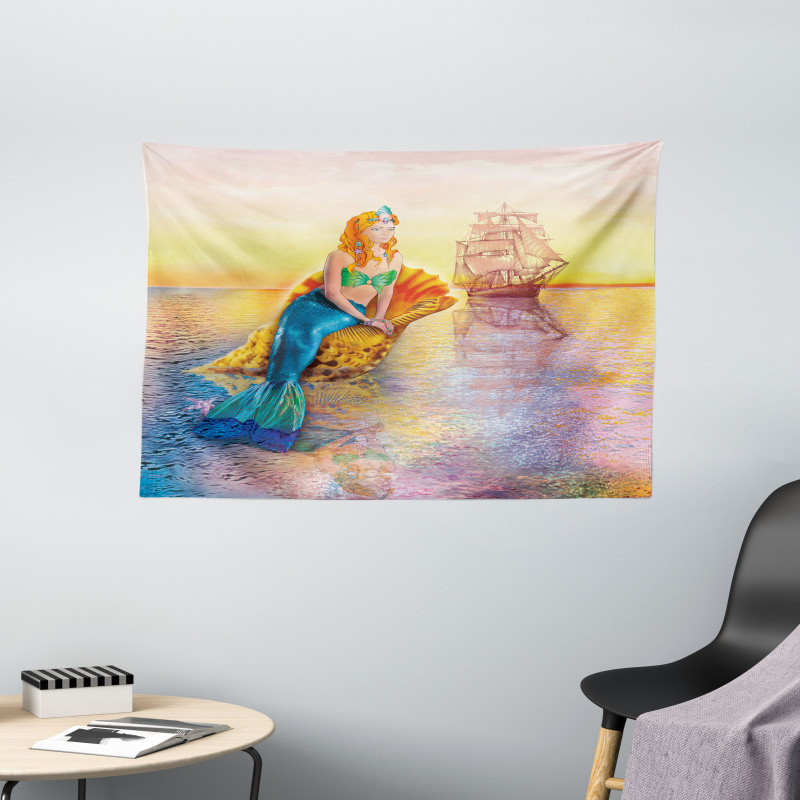 Mythical Ocean Wide Tapestry