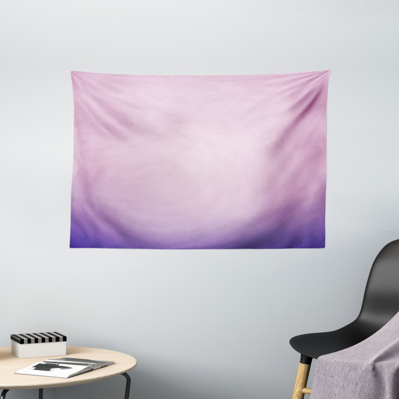 Pink and Purple Ombre Wide Tapestry