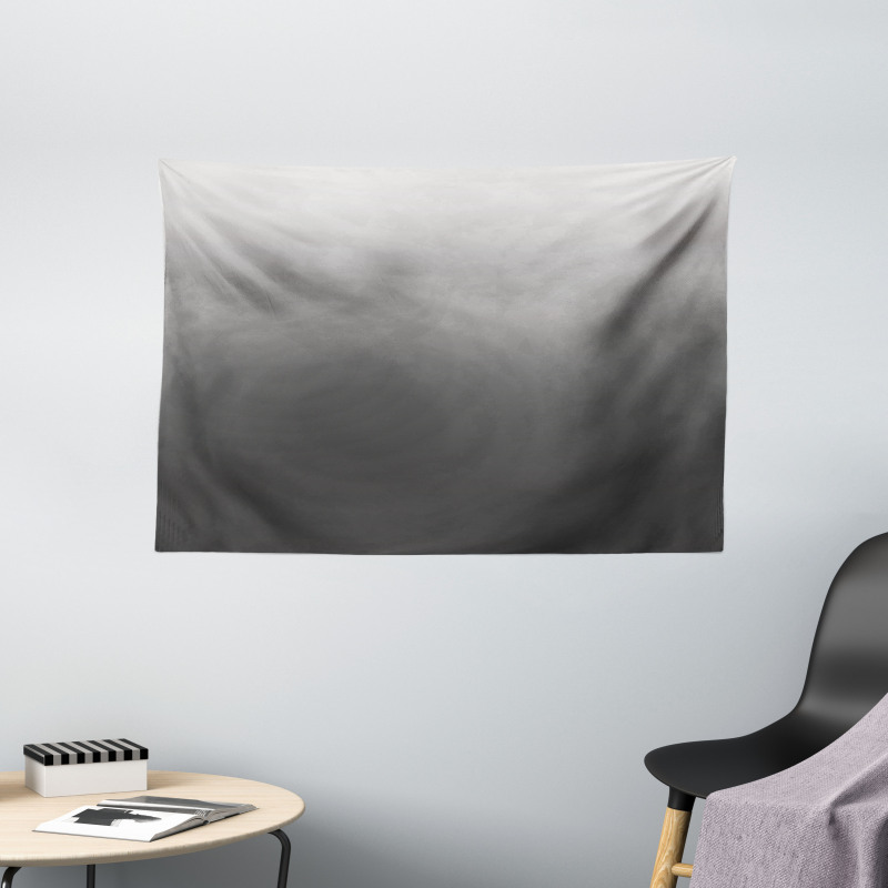 Smoke Fog Futuristic Wide Tapestry