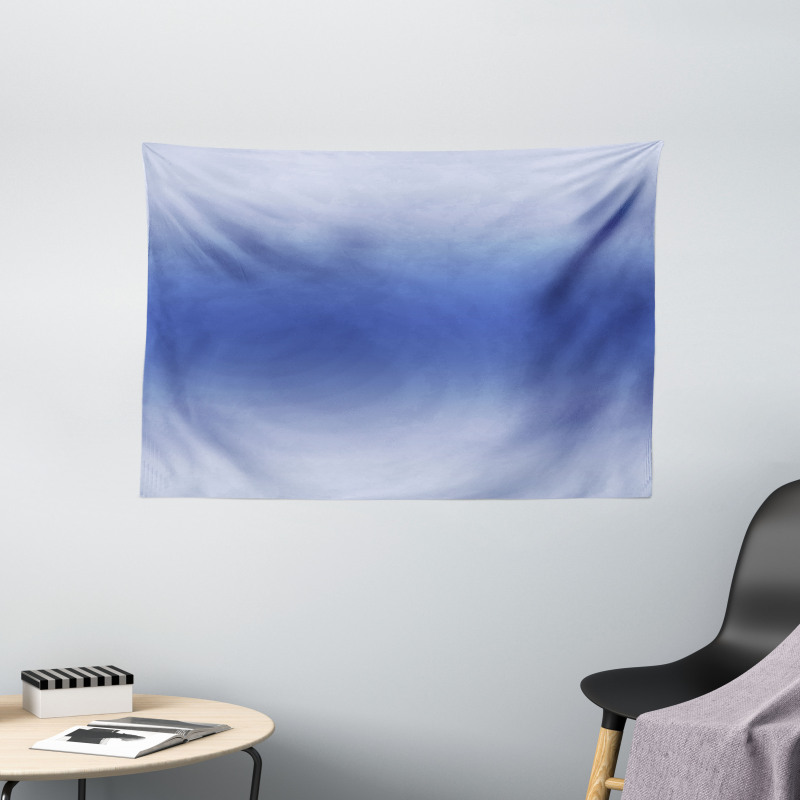 Clear Sky in Summer Day Wide Tapestry