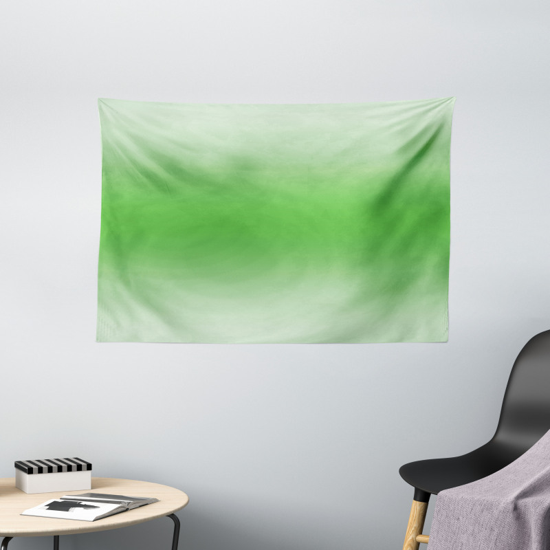 Moss Leaf Spring Theme Wide Tapestry