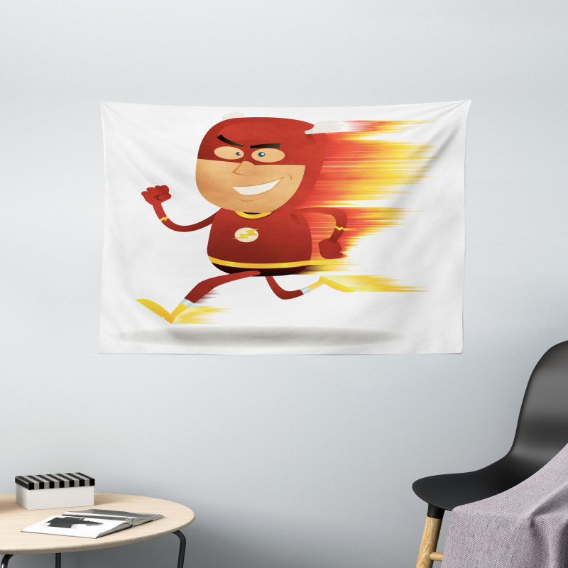 Bolt Man with Lghts Wide Tapestry