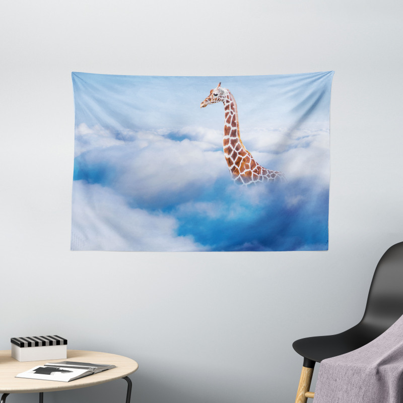 Heaven Fantasy Themed Wide Tapestry