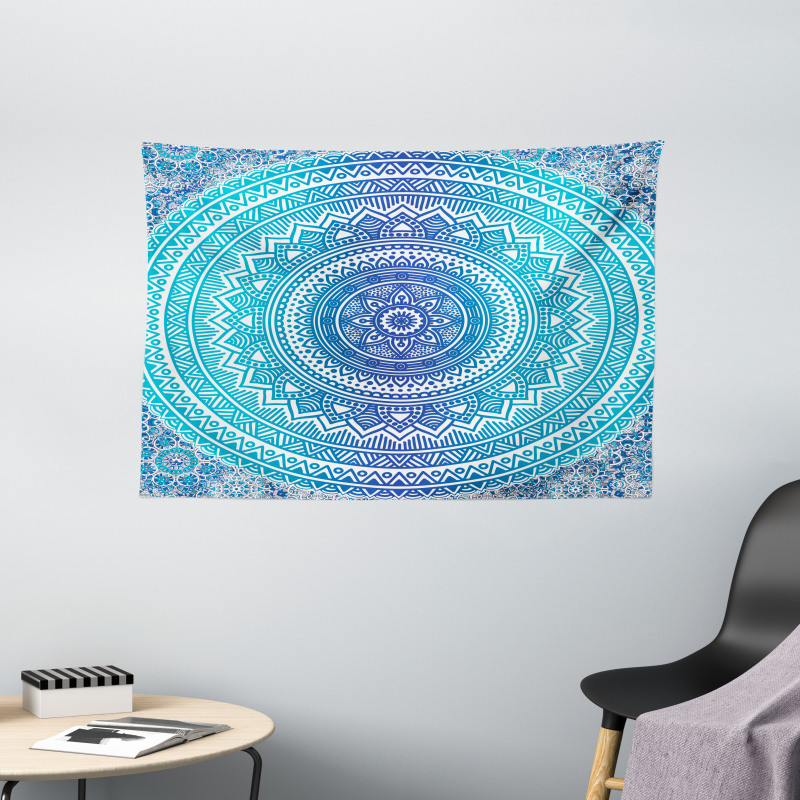 Meditation Theme Wide Tapestry