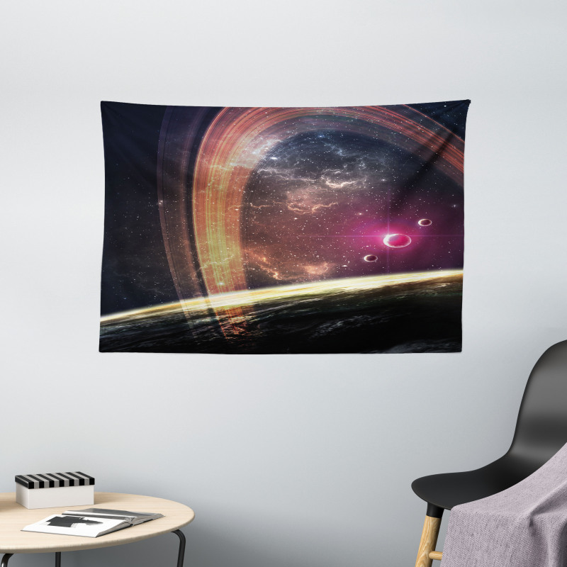 Nabula Dust with Stars Wide Tapestry