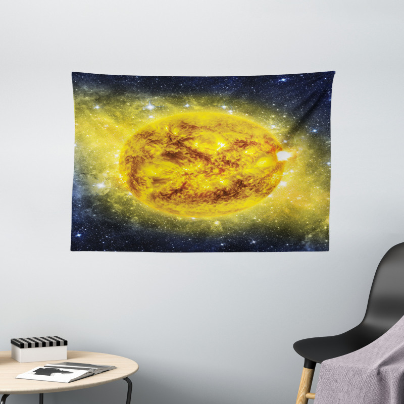 Galaxy Space Panorama Wide Tapestry