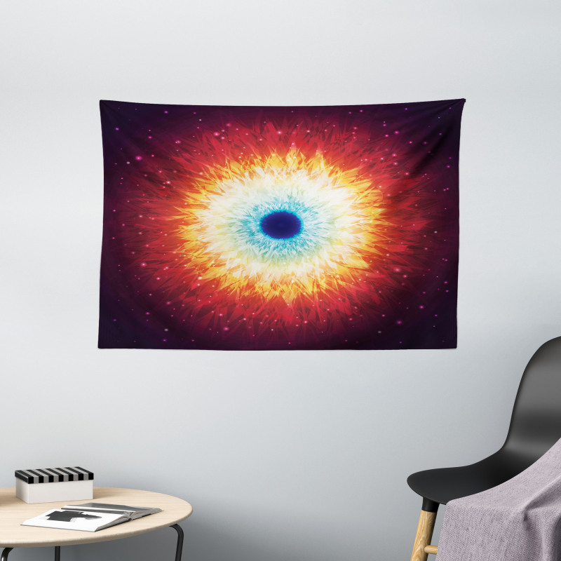 Galaxy with Stars Wide Tapestry