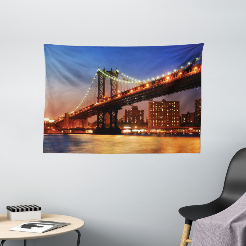 Brooklyn Town River Wide Tapestry