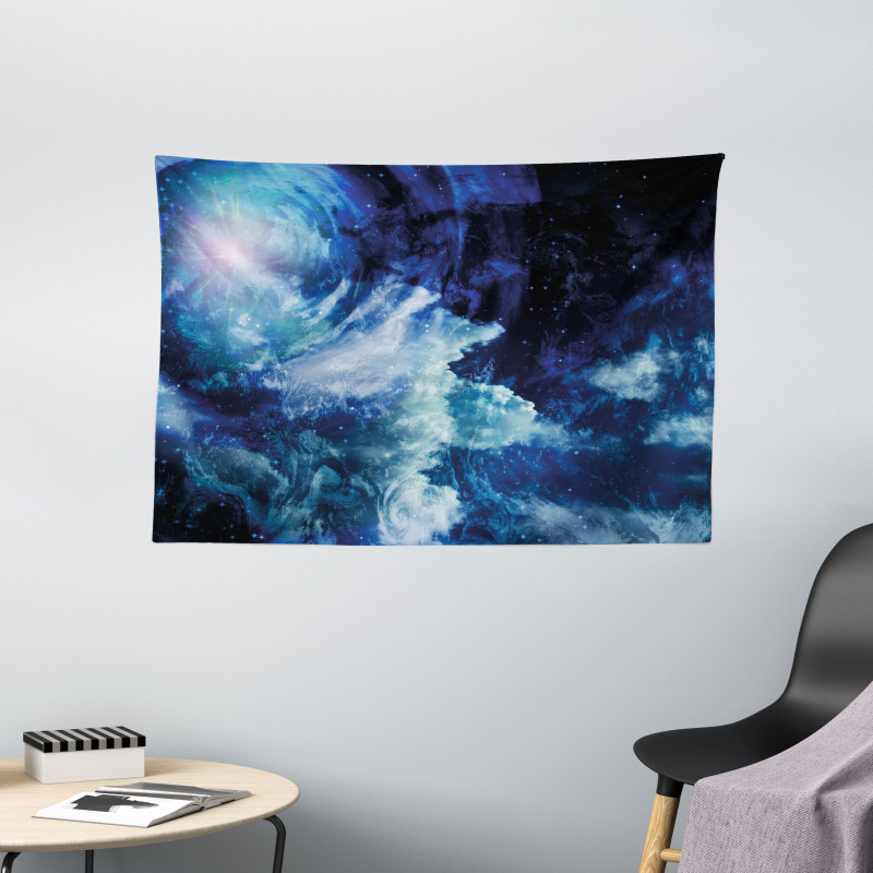 Universe Spiral Galaxy Wide Tapestry