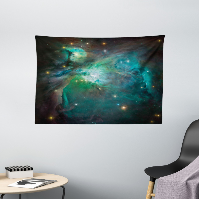 Nebula Star Dust Cloud Wide Tapestry