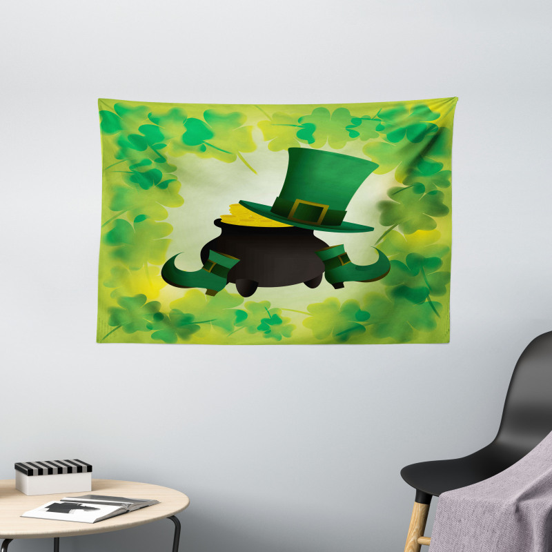 Pot of Gold Wide Tapestry