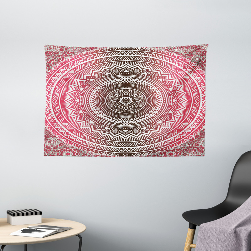 Ombre Ethnic Wide Tapestry
