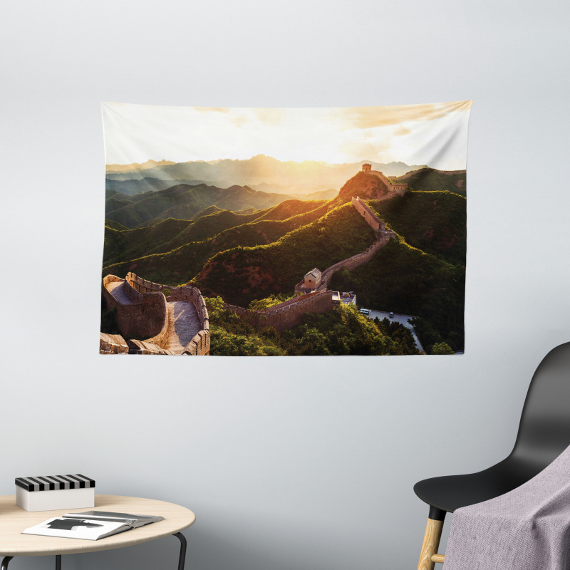 Mystic Sunset Wide Tapestry