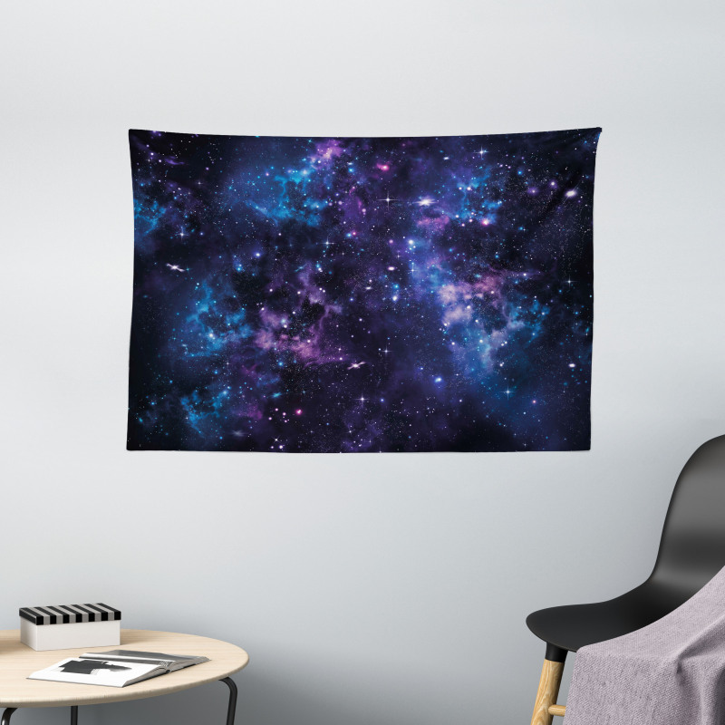 Mystical Sky with Star Wide Tapestry