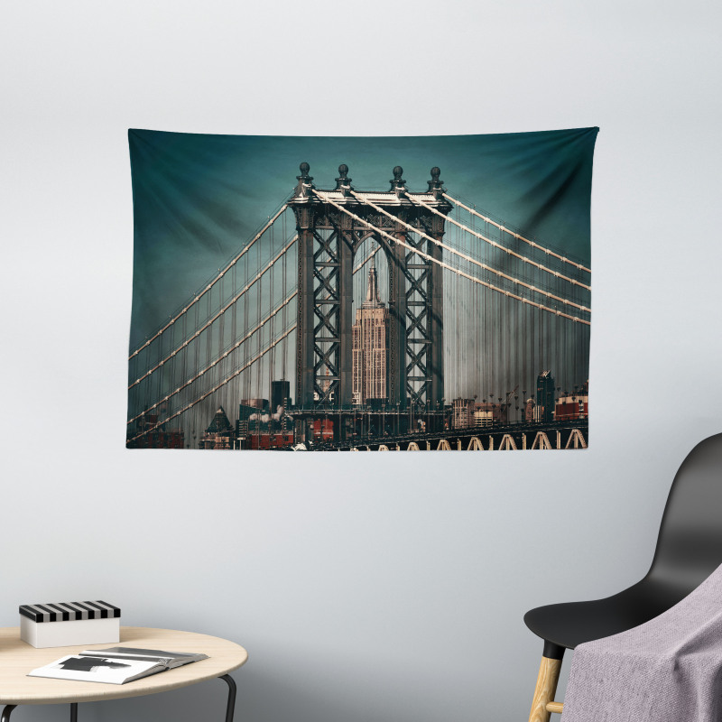 Buildings Cityscape Wide Tapestry