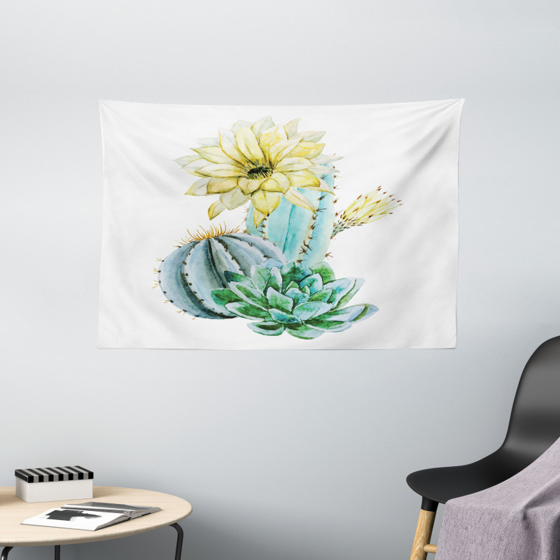 Plant Spikes Cactus Wide Tapestry