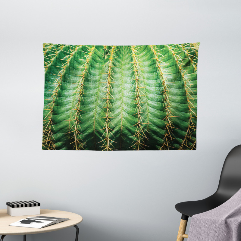 Desert Flower Zoom Photo Wide Tapestry