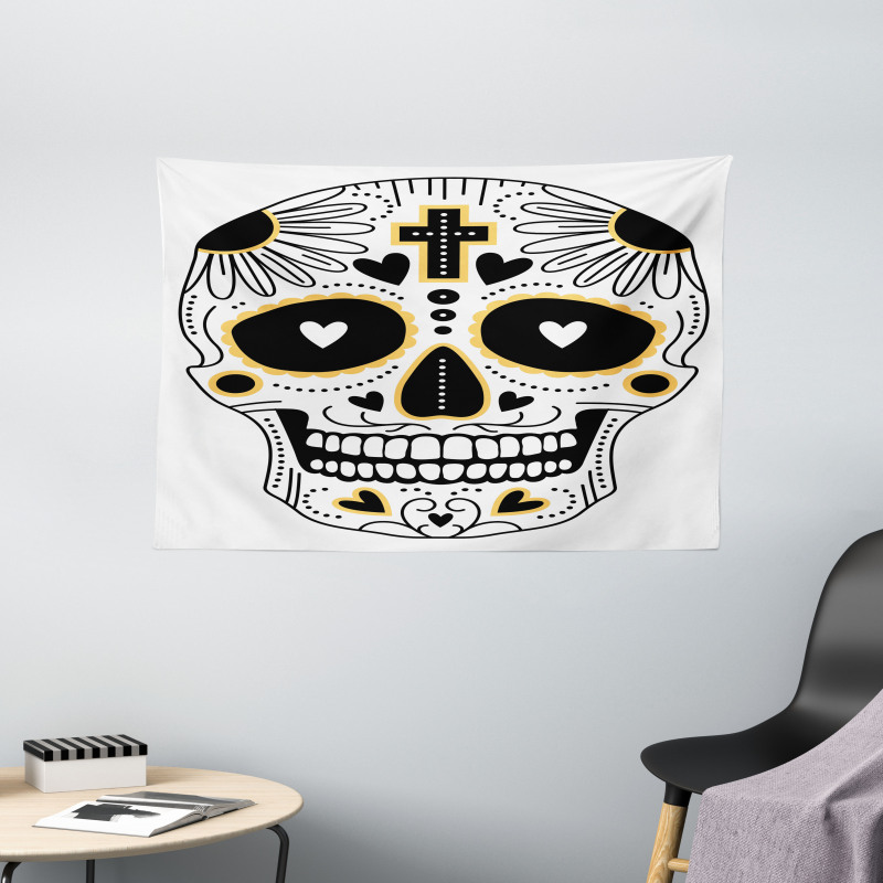 Mexican Hippie Wide Tapestry