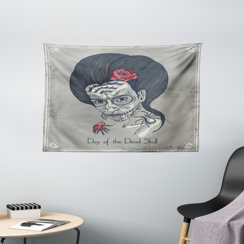 Festival Girl Wide Tapestry