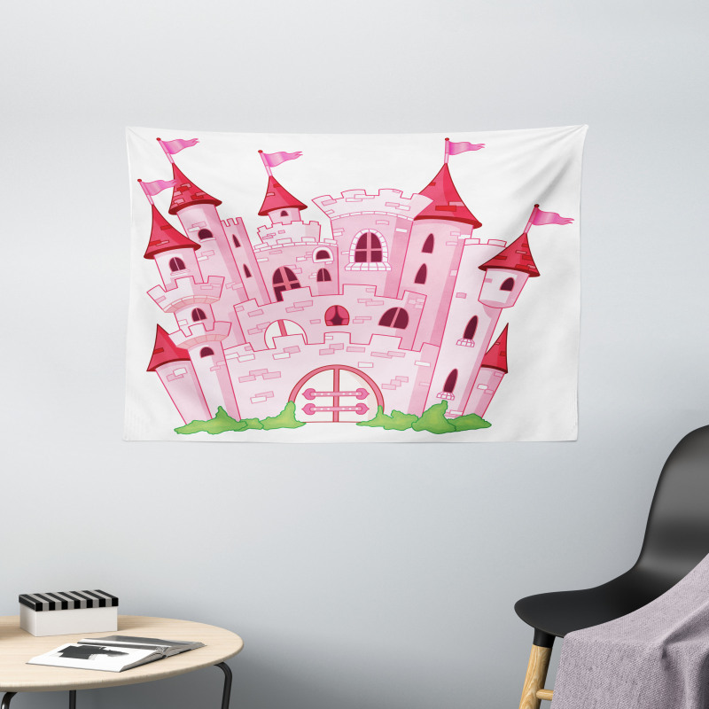 Princess Magic Kingdom Wide Tapestry