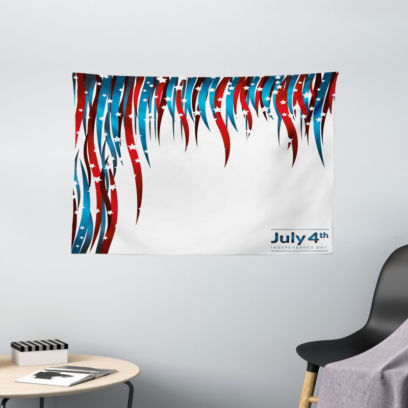 Swirled Banners Wide Tapestry