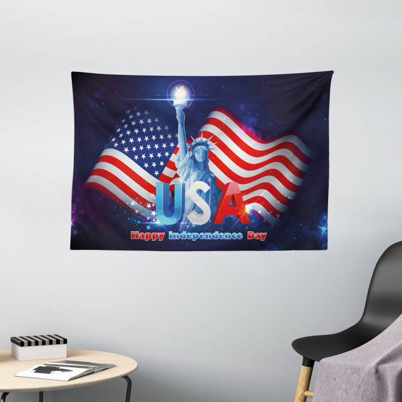 Justice and Liberty Wide Tapestry