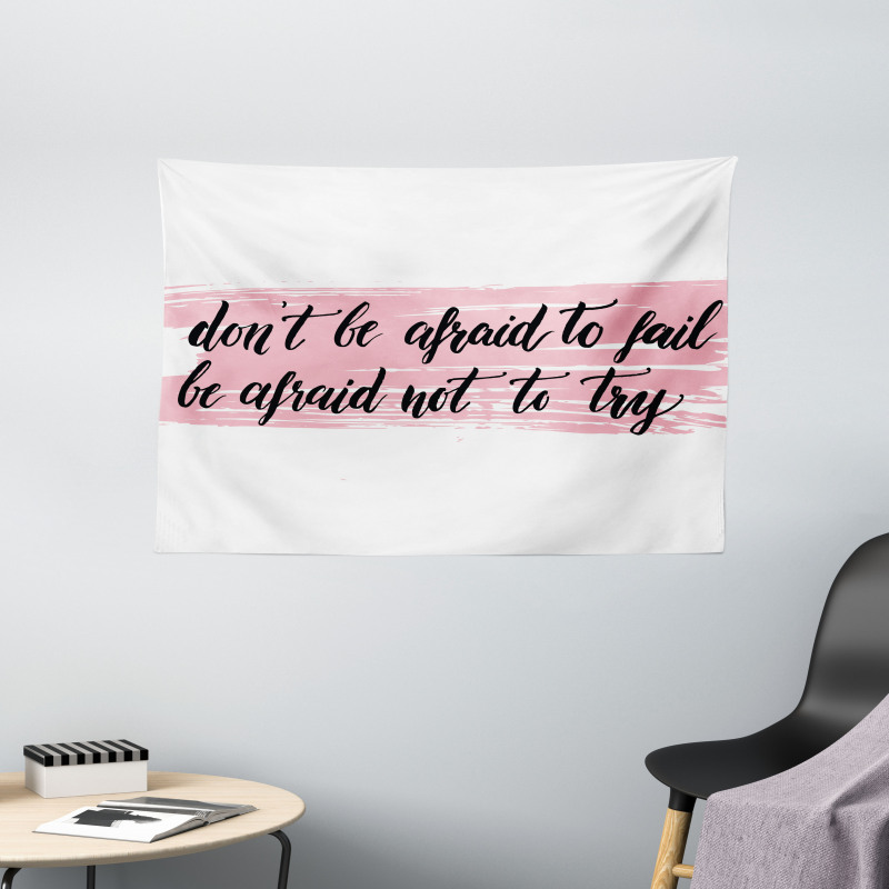Try Motivation Words Wide Tapestry
