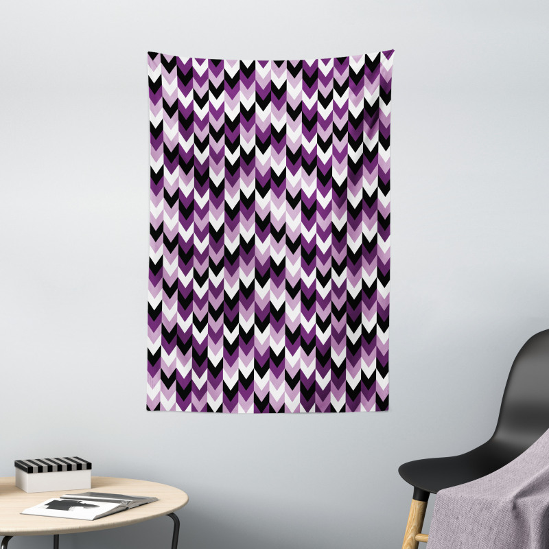 Zig Zag Retro Arrows Tapestry