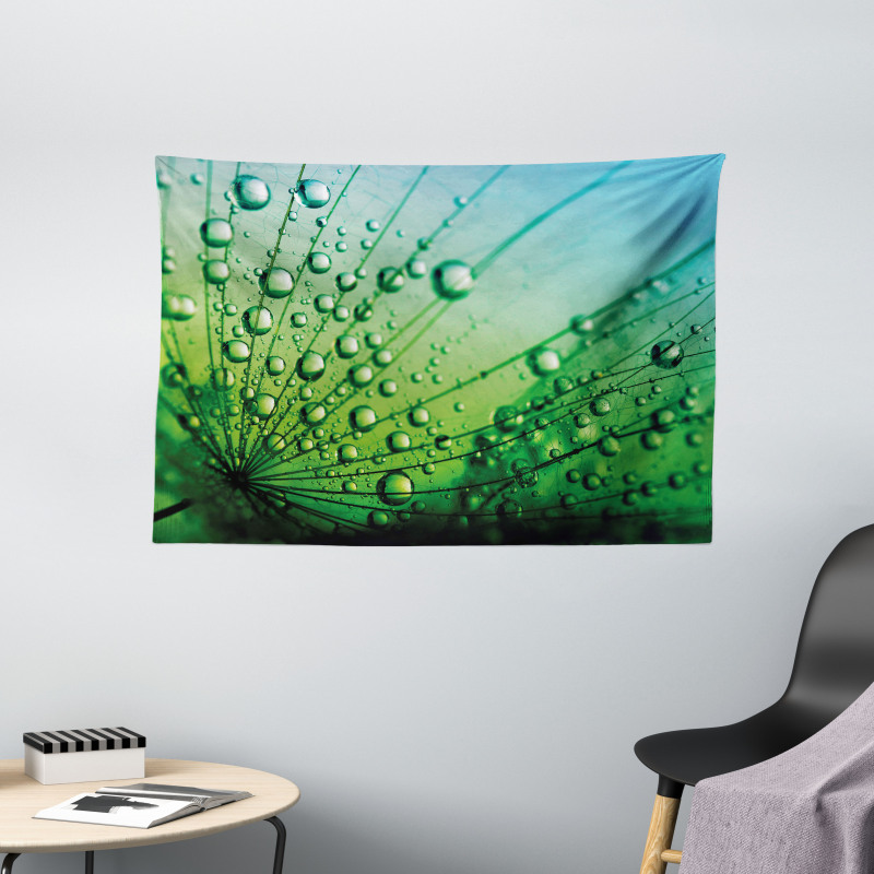 Photo of Dandelion Seeds Wide Tapestry