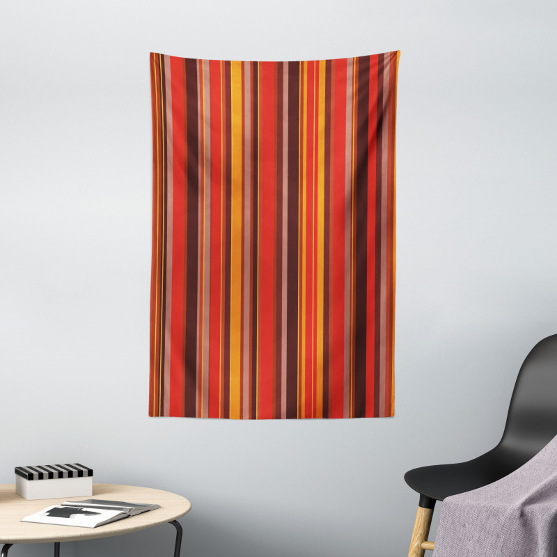 Tiny and Thick Lines Tapestry