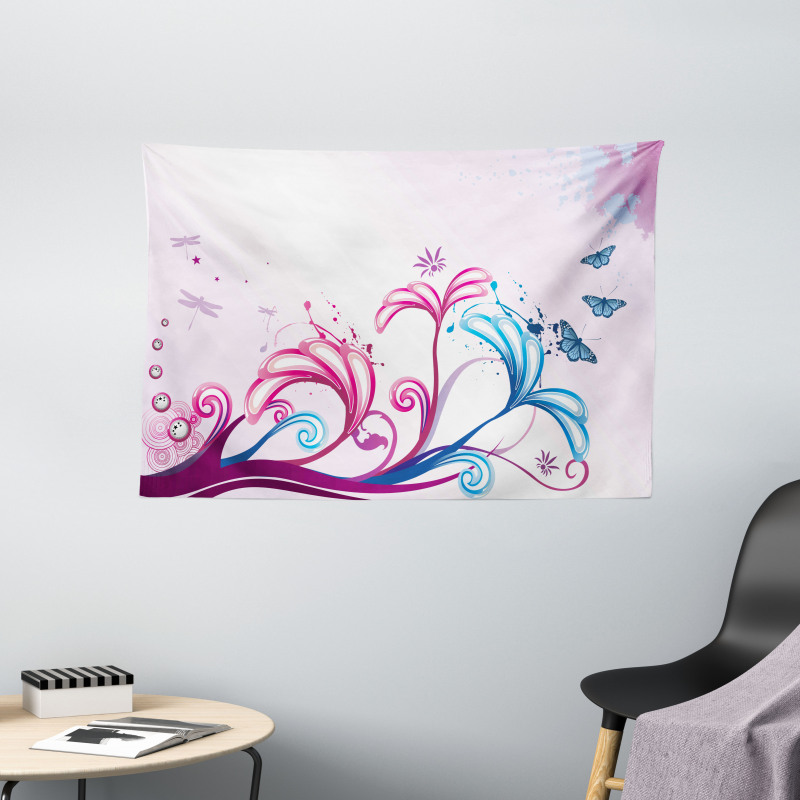 Spring Style Design Wide Tapestry
