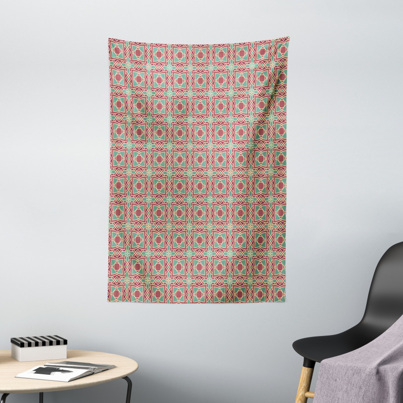 Framework Wide Petals Tapestry