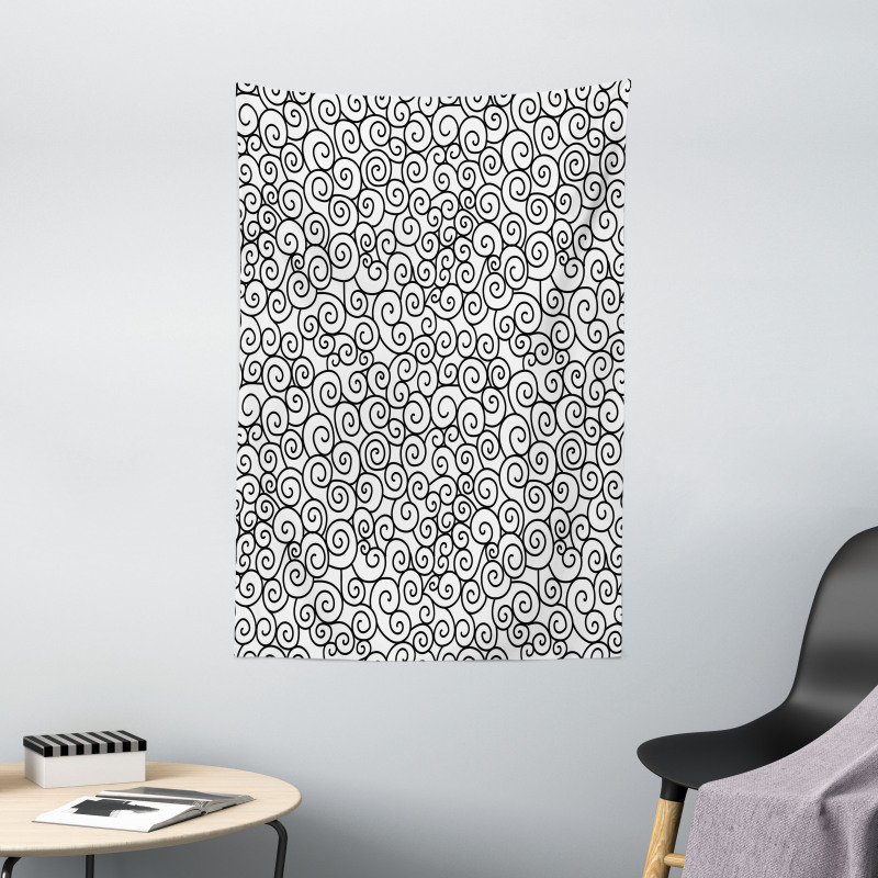 Curvy Spiral Branch Tapestry