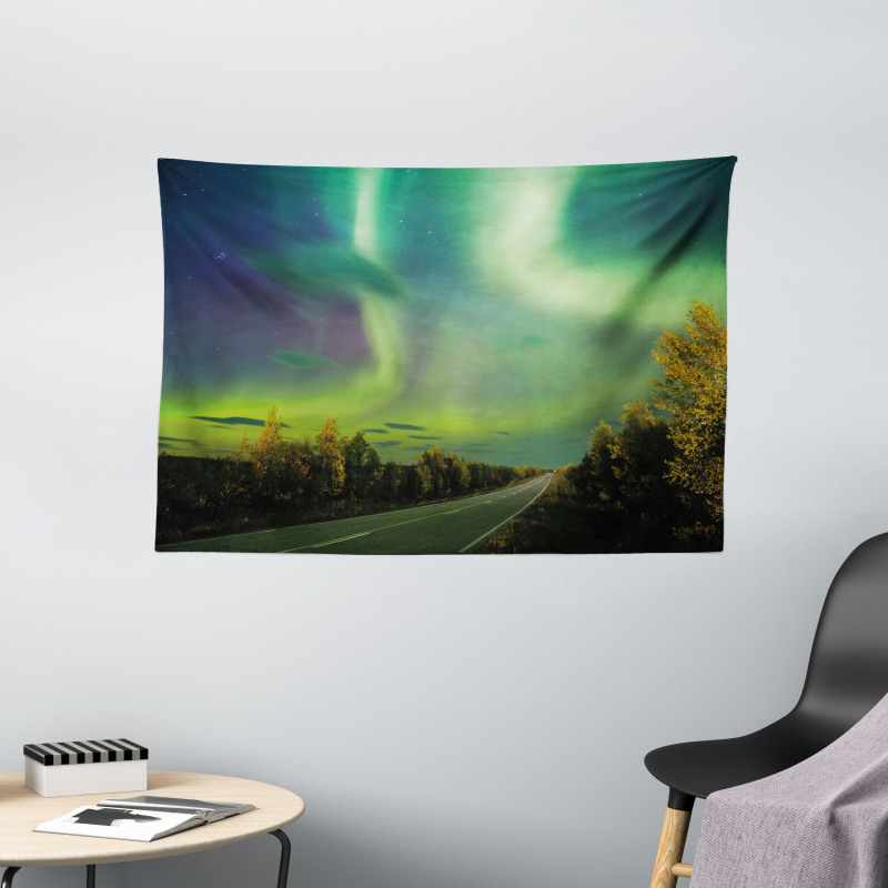 Nordic Rays of Sun Wide Tapestry