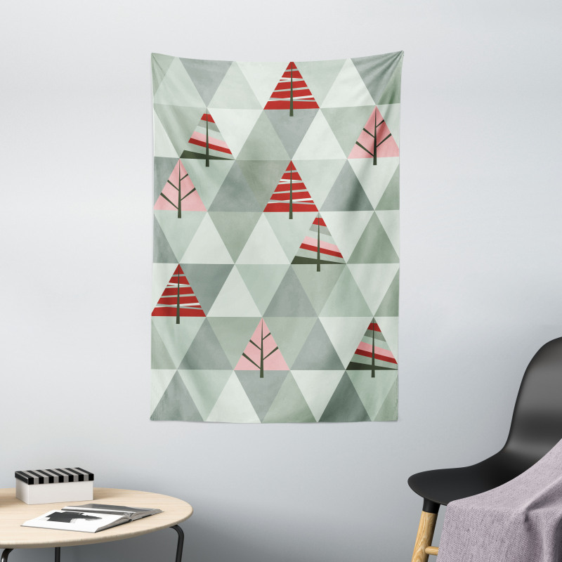 Illustration of Triangles Tapestry