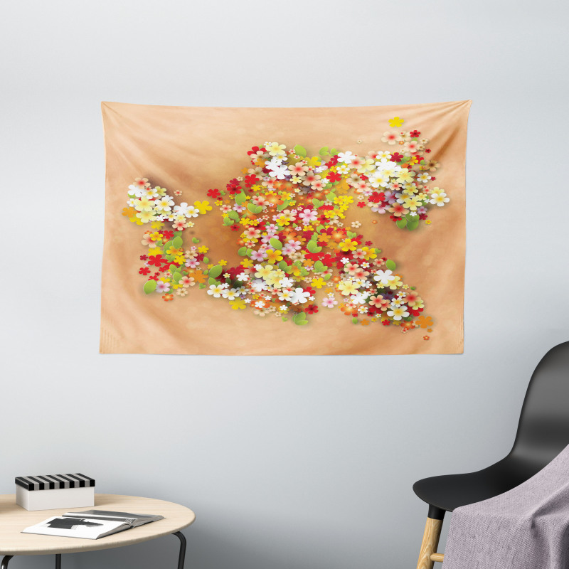 Summer Sale Banner Art Wide Tapestry