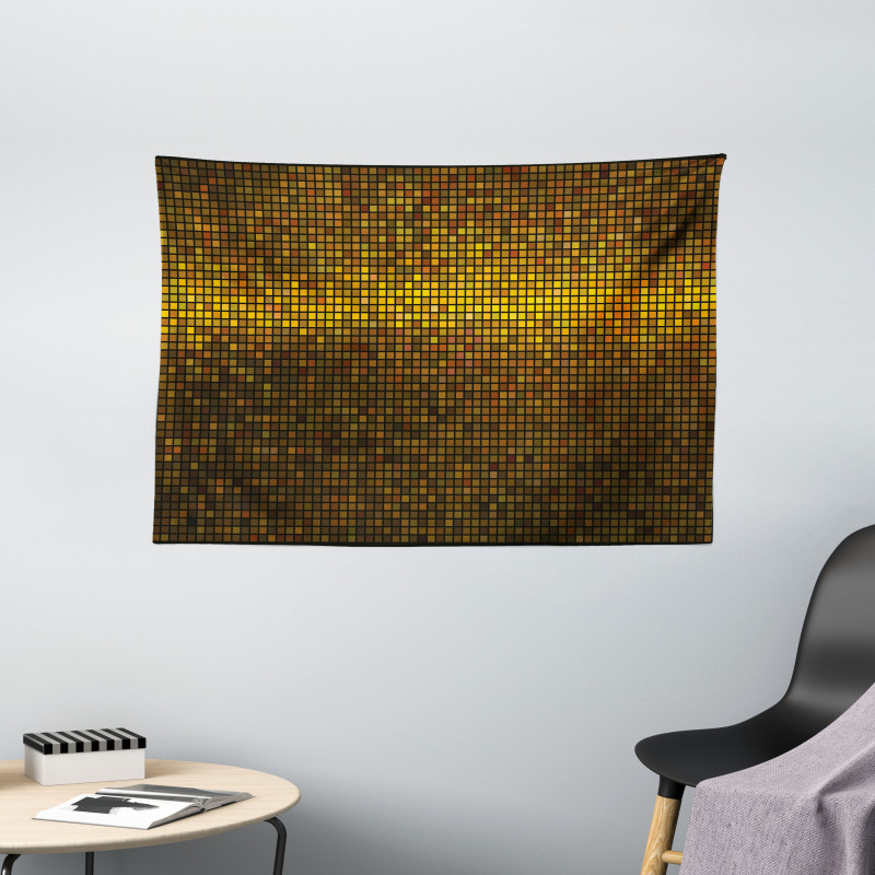 Disco Theme Artwork Wide Tapestry