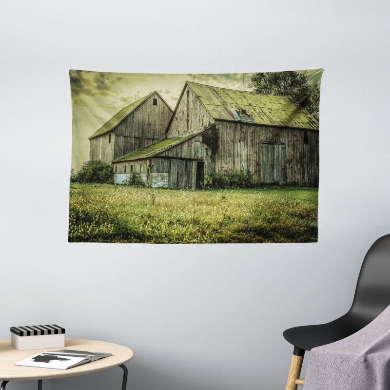 American Farmer Barn Wide Tapestry