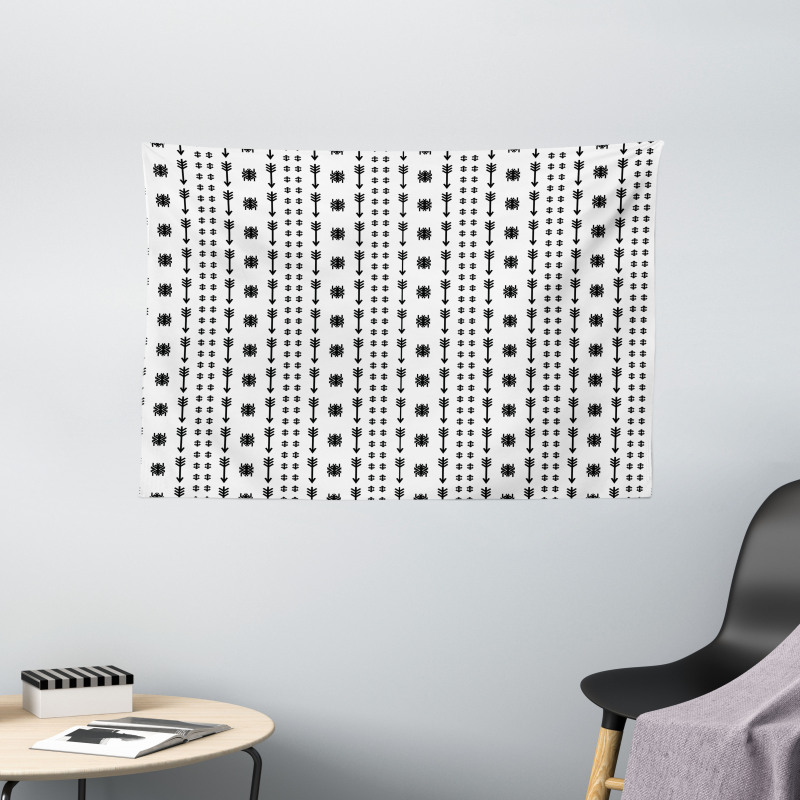 Boho Arrows Wide Tapestry