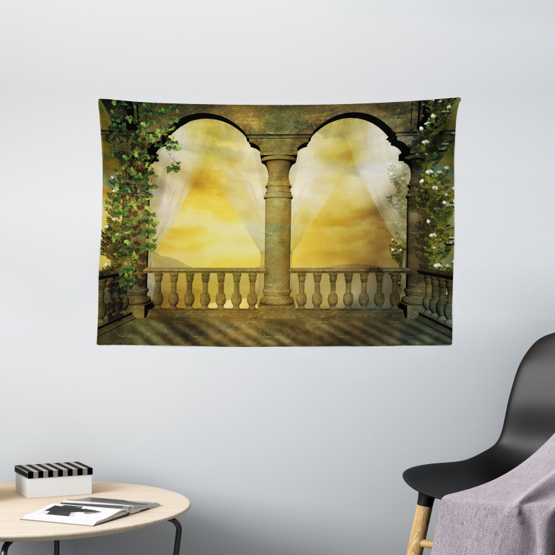 Mystic Fairytale Art Wide Tapestry