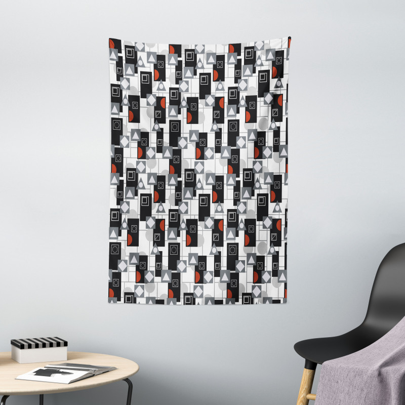 Creative Modern Shapes Tapestry