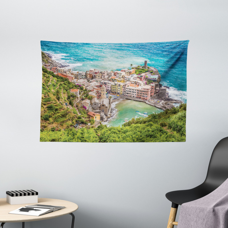 Vernezza Italy Wide Tapestry