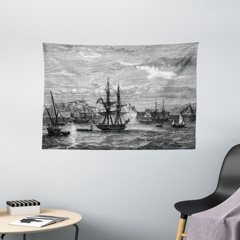 History of France Elba Wide Tapestry