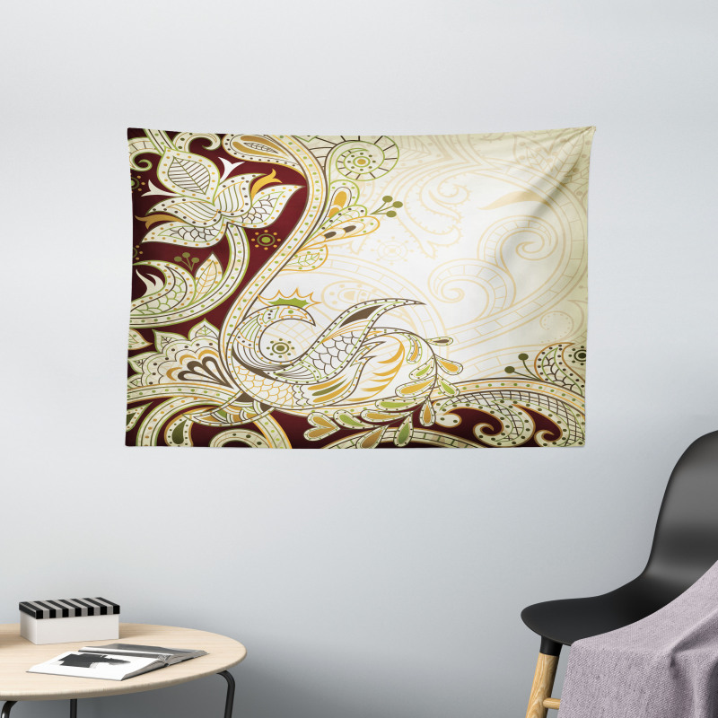 Oriental Middle Eastern Wide Tapestry