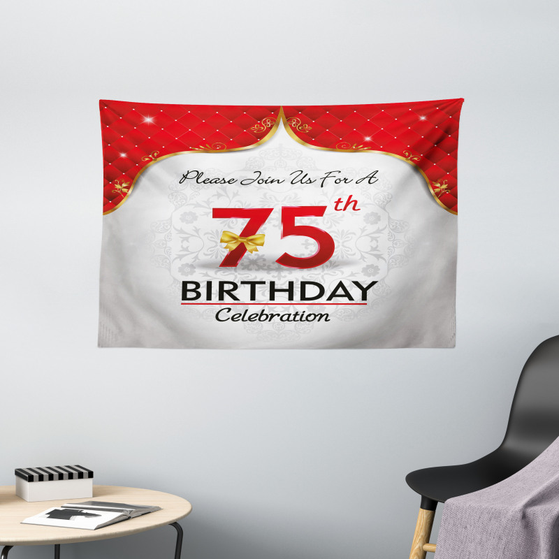 Royal Birthday Party Wide Tapestry